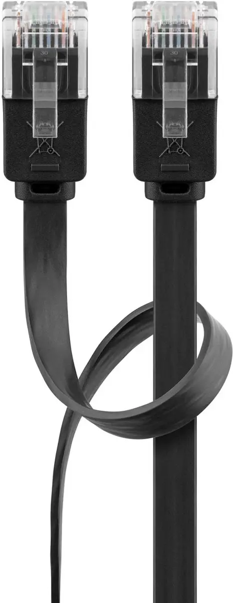 Wentronic CAT6 Netwerkkabel 20m - Zwart - afbeelding 3 van 6
