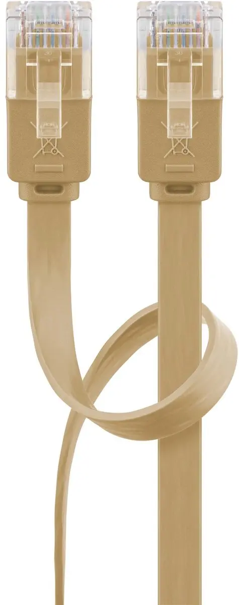 Wentronic CAT6 Netwerkkabel 20m - Bruin - afbeelding 5 van 6