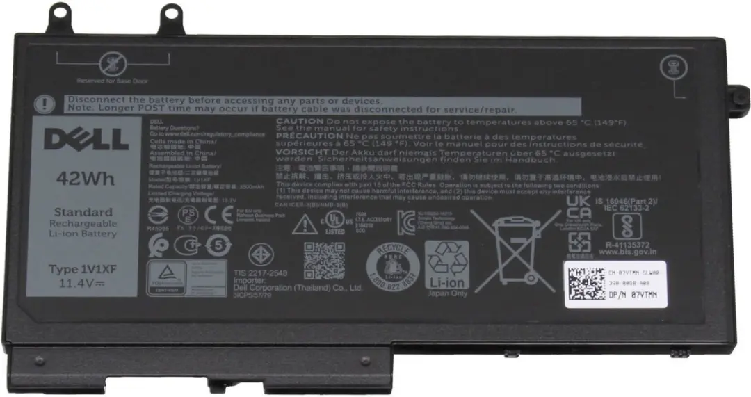 Dell XV8CJ Laptopbatterij 42Wh