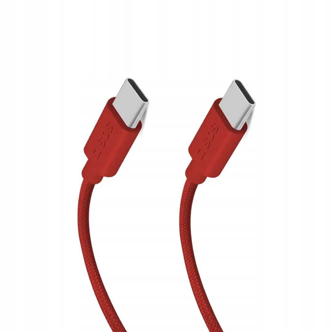 SBS USB-C Kabel 60W 1.5m Rood