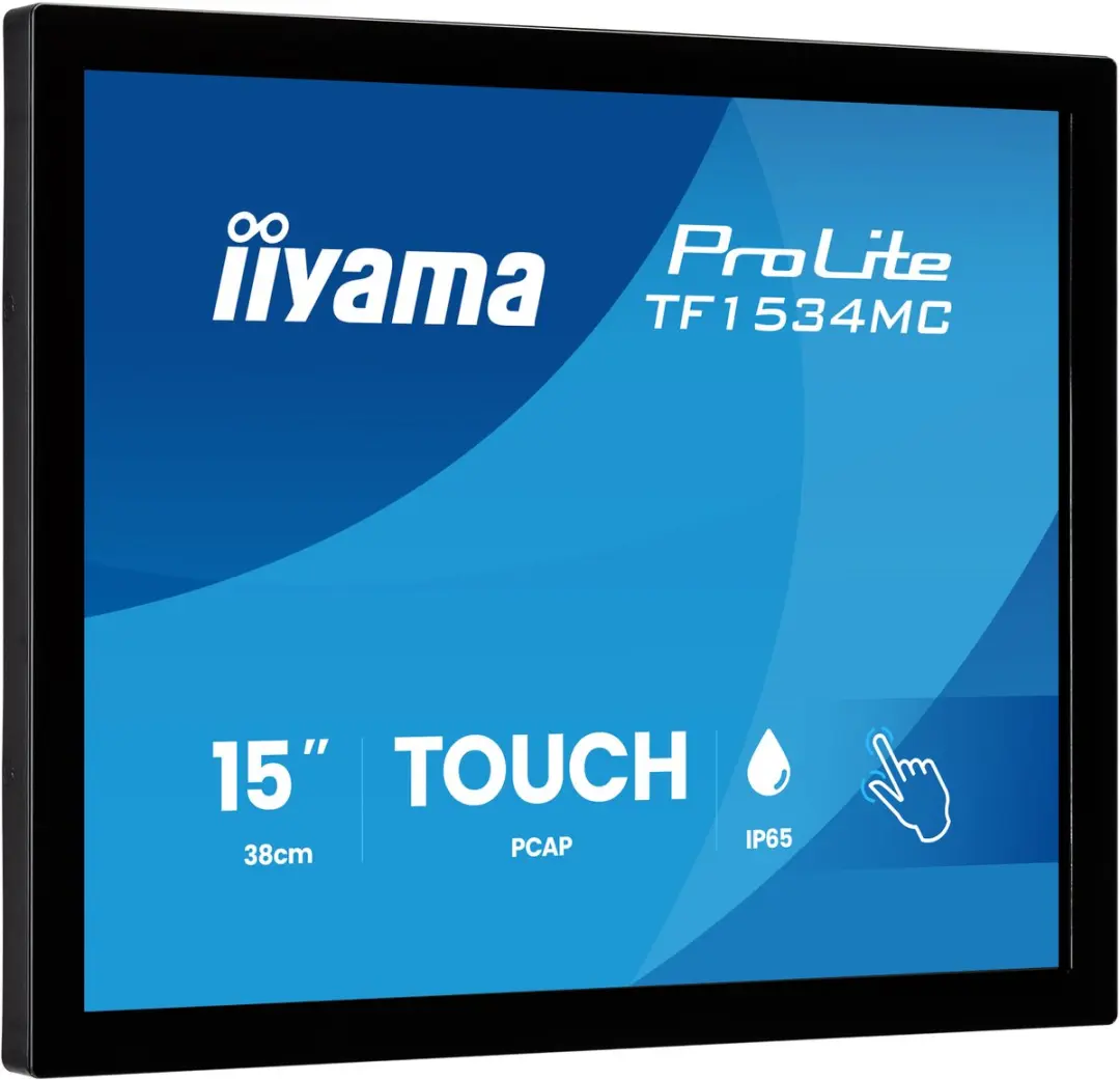 iiyama ProLite TF1534MC-B8X Touchscreen Monitor 15" - Zwart - afbeelding 5 van 6