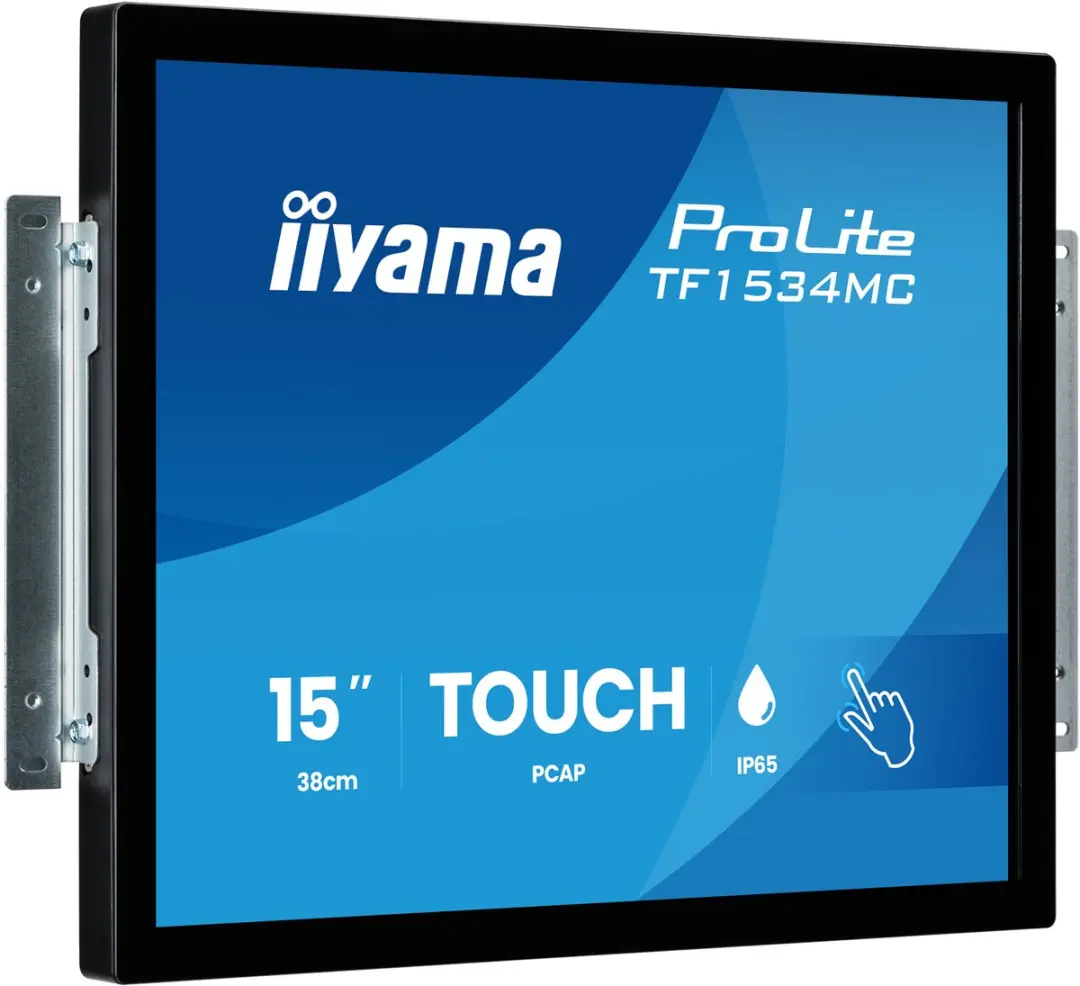 iiyama ProLite TF1534MC-B8X Touchscreen Monitor 15" - Zwart - afbeelding 3 van 6