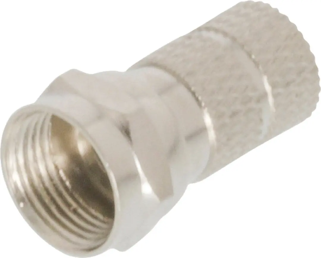 F-Connector 7.0 mm Male Metaal Zilver