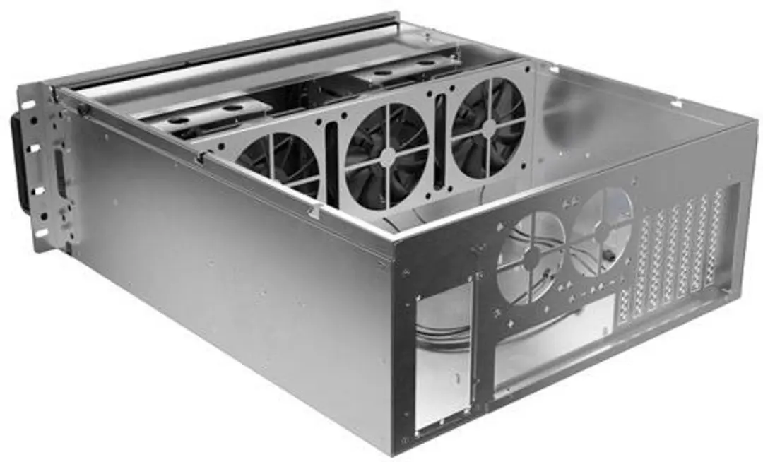 Lanberg SC01-5204-12B Serverbehuizing - ATX 520 12x 19" 4U - Zwart - afbeelding 6 van 6
