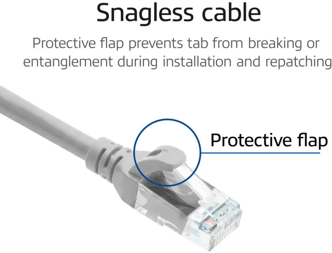 ACT FC1005 Patchkabel CAT6A 5m Grijs - afbeelding 4 van 6