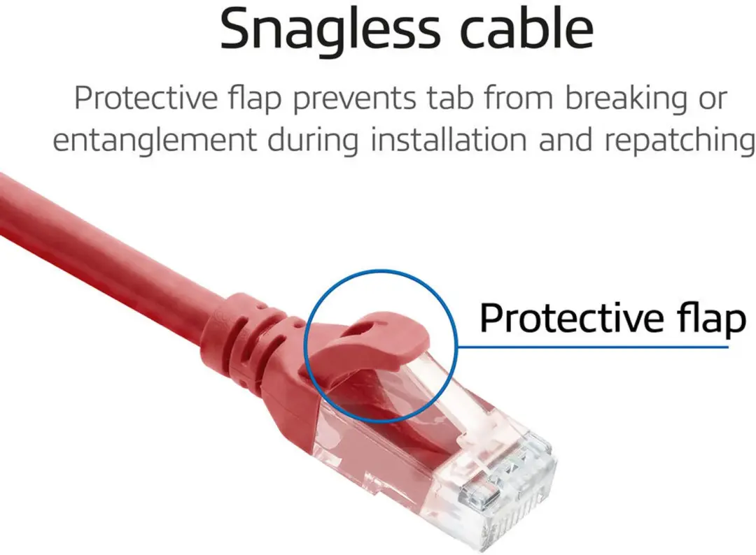 ACT FC1503 Rode Patchkabel CAT6A 3m - afbeelding 3 van 6