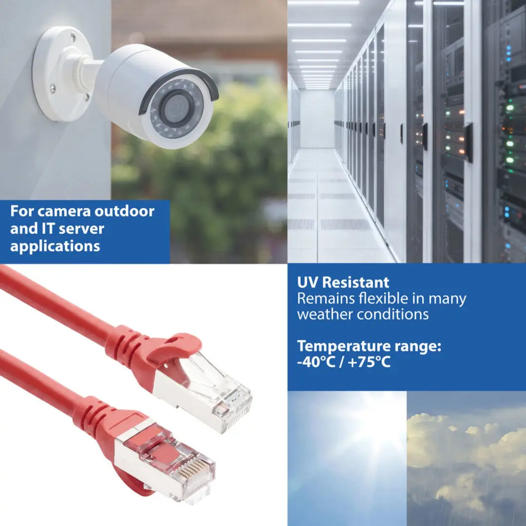 ACT FC2515 Patchkabel CAT6A 15m Rood - afbeelding 6 van 6
