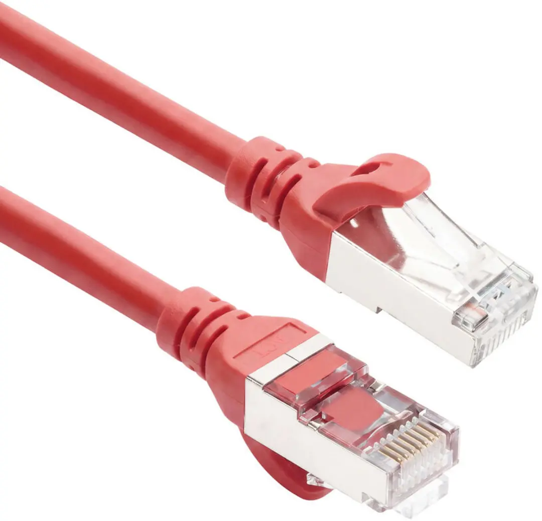 ACT FC2552 Rood Patchkabel CAT6A 0,25m