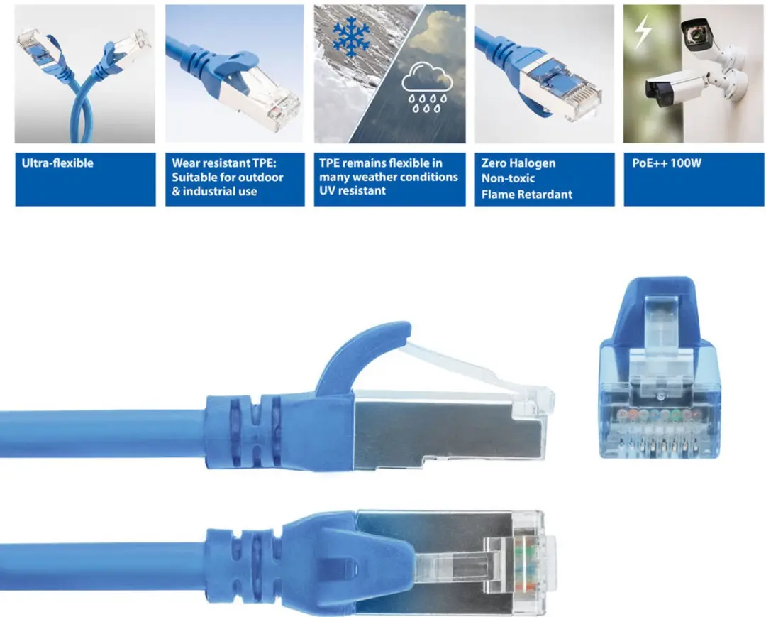 ACT FC2602 Patchkabel CAT6A 2m Blauw - afbeelding 6 van 6