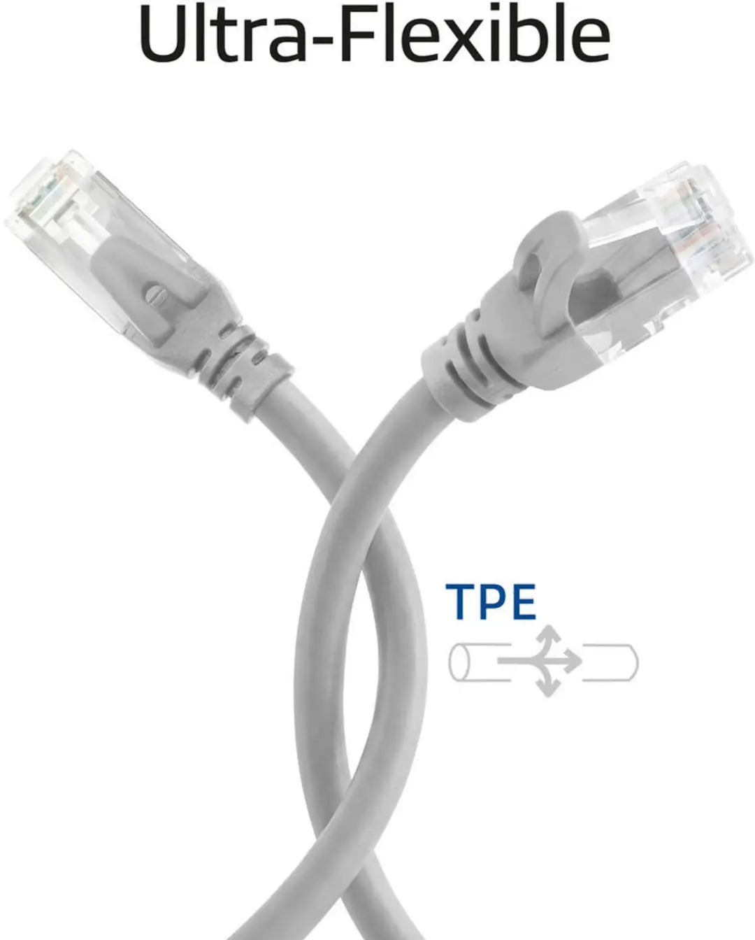 ACT FC1051 Patchkabel CAT6A 1.5m Grijs - afbeelding 4 van 6