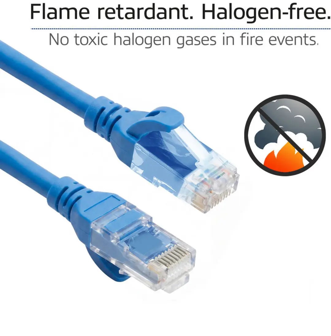 ACT FC1600 Patchkabel CAT6A 0,5m Blauw - afbeelding 3 van 6