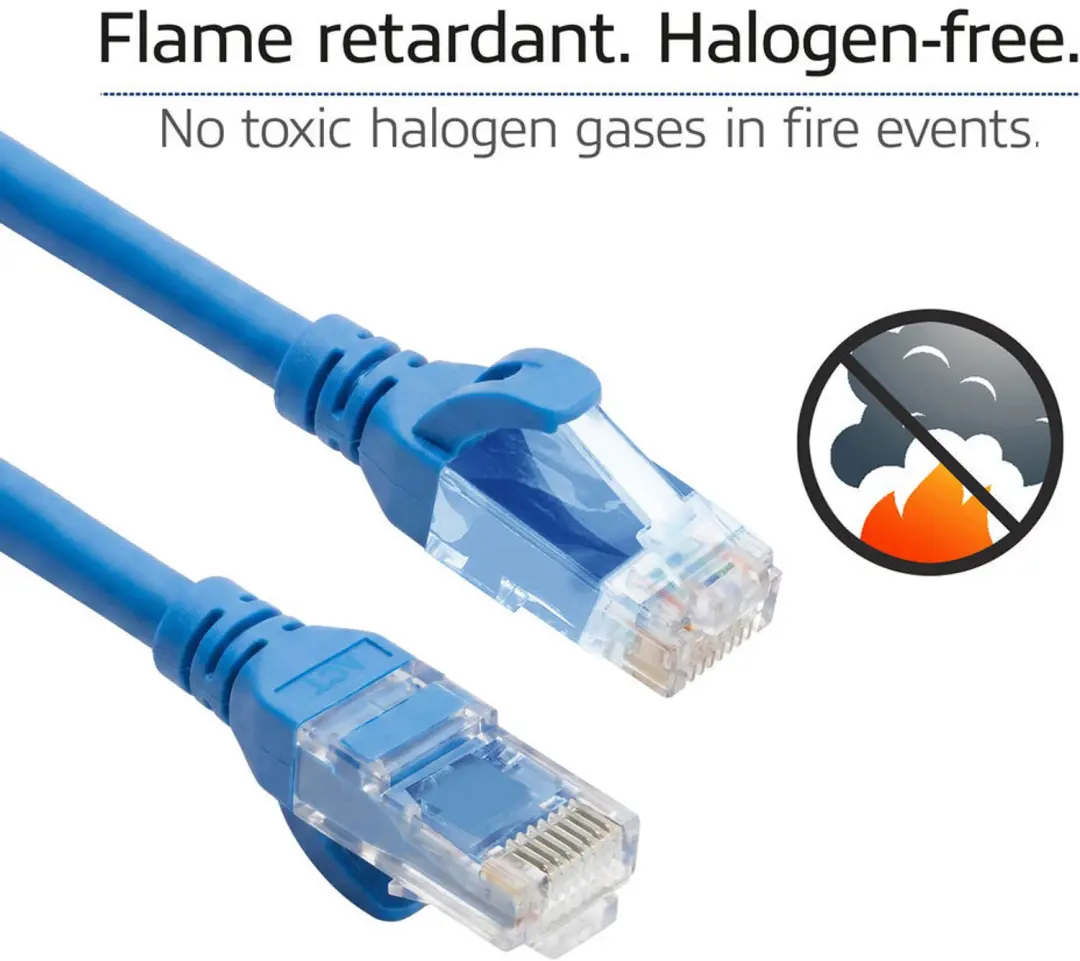 ACT FC1610 Patchkabel CAT6A 10m Blauw - afbeelding 3 van 6