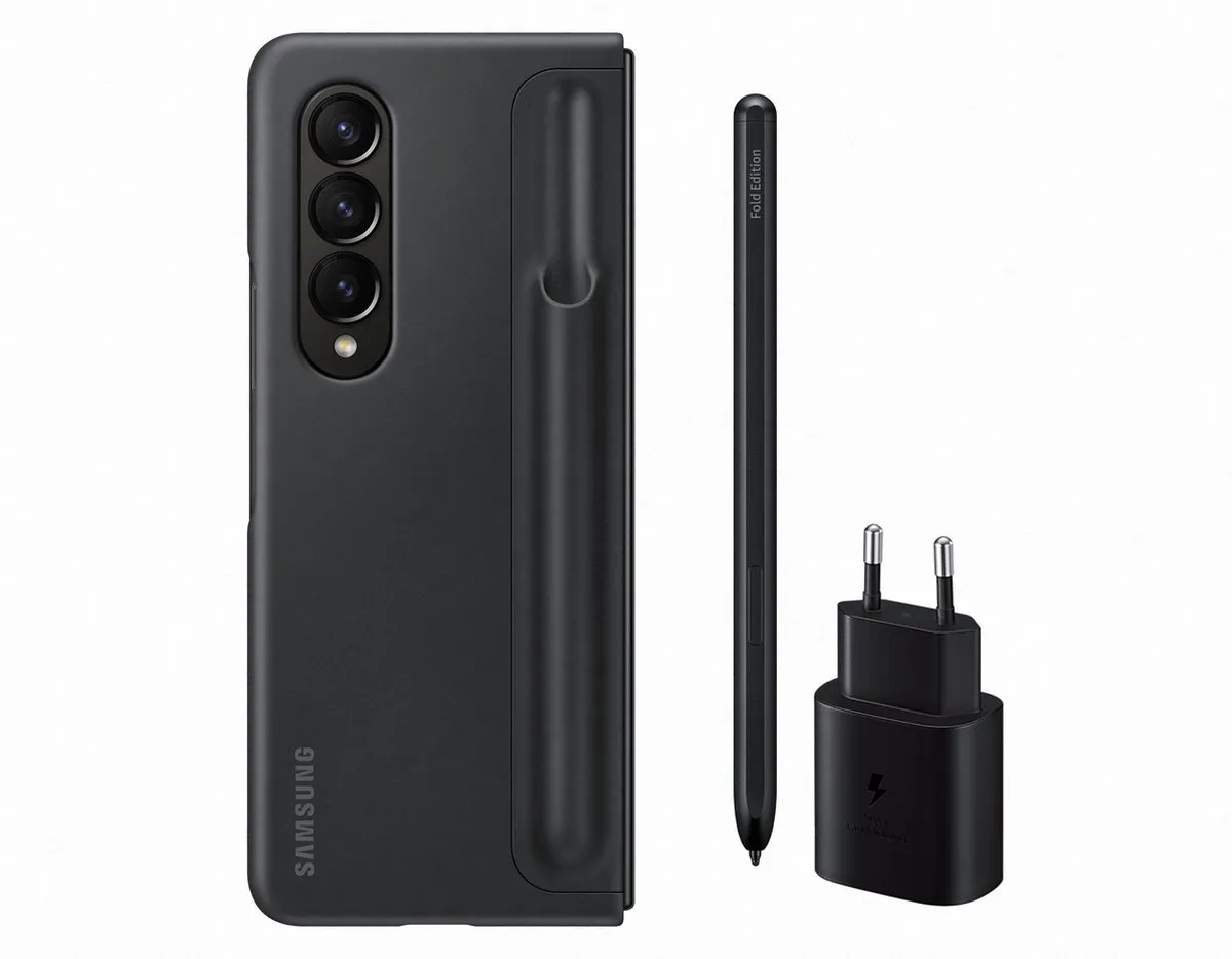 Samsung Galaxy Z Fold4 Standing Cover - Zwart - EF-OF93KKBEGWW
