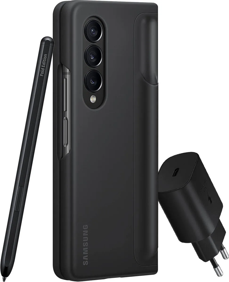 Samsung Galaxy Z Fold4 Standing Cover - Zwart - EF-OF93KKBEGWW