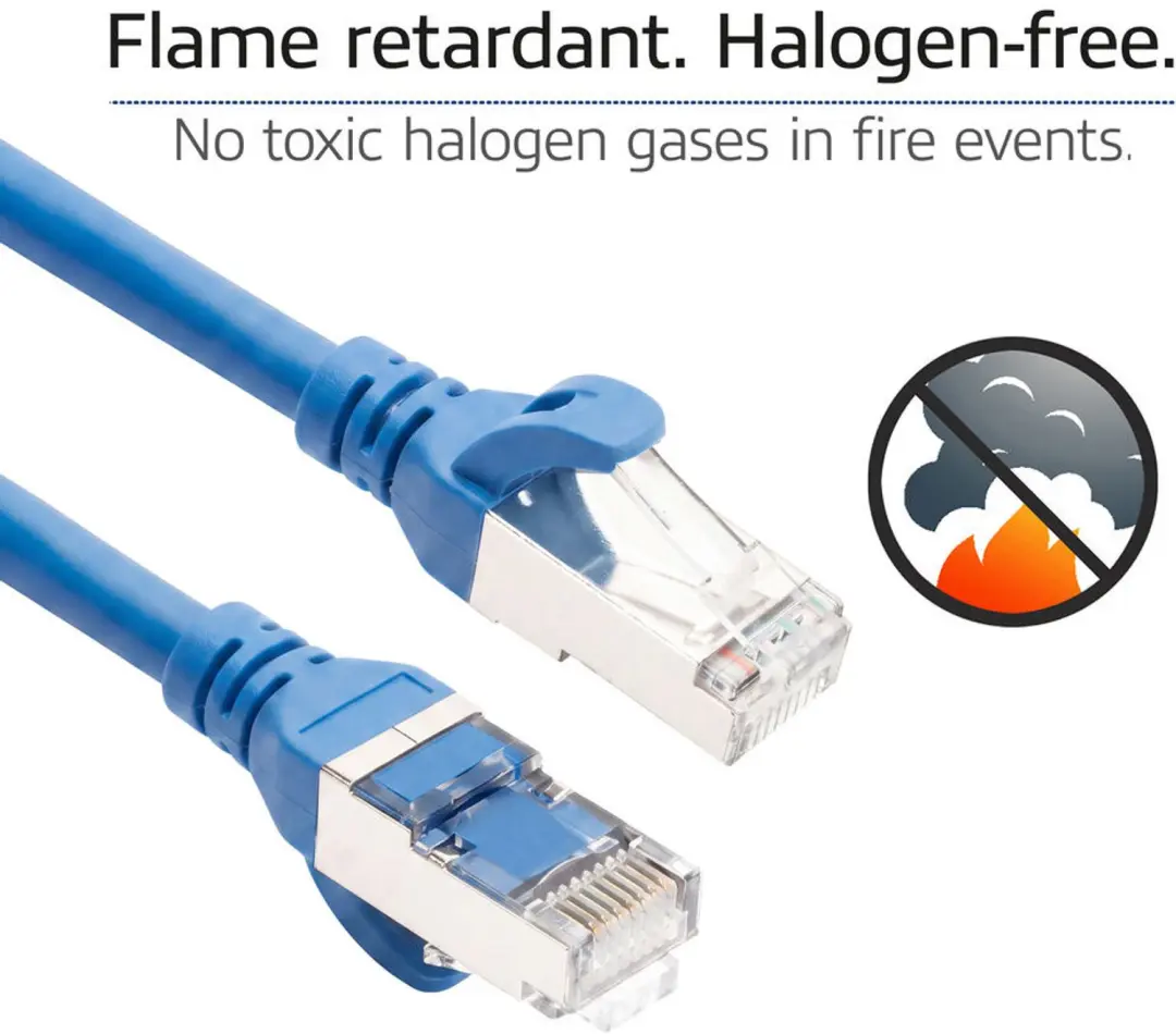 ACT FC2601 Patchkabel CAT6A 1m Blauw - afbeelding 2 van 6