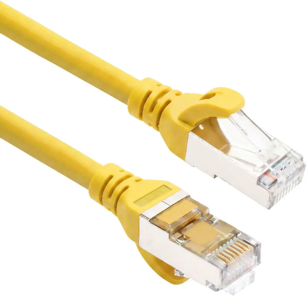 ACT Gele CAT6A Patchkabel 0,5m