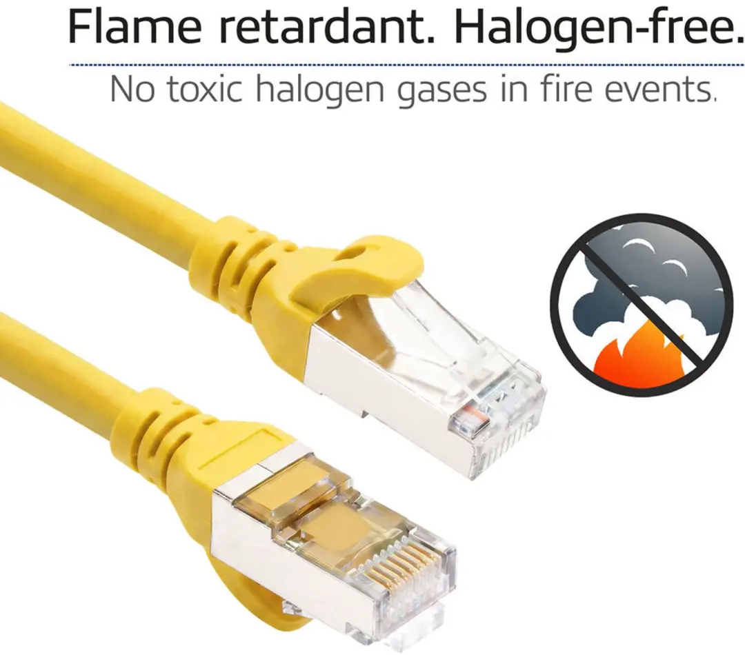 ACT FC2801 Patchkabel CAT6A 1m Geel - afbeelding 3 van 6