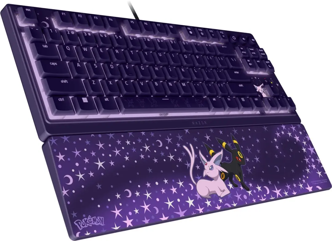 Razer Ornata V3 Tenkeyless Espeon/Umbreon Ed. - Meerkleurig - afbeelding 3 van 4