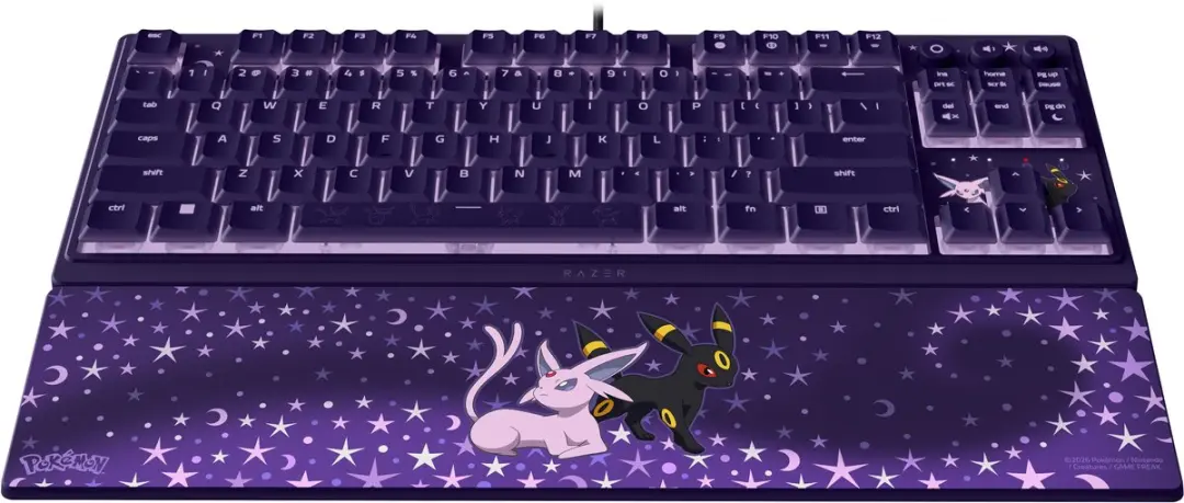 Razer Ornata V3 Tenkeyless Espeon/Umbreon Ed. - Meerkleurig - afbeelding 2 van 4