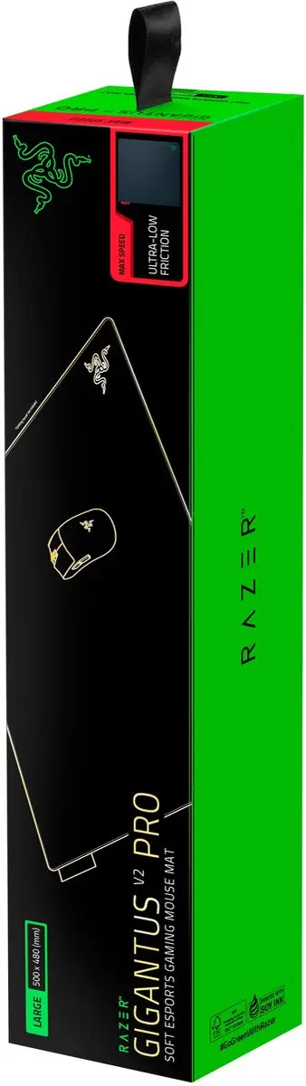 Razer Gigantus V2 Pro Muismat 500x480mm - Max Speed - afbeelding 6 van 6