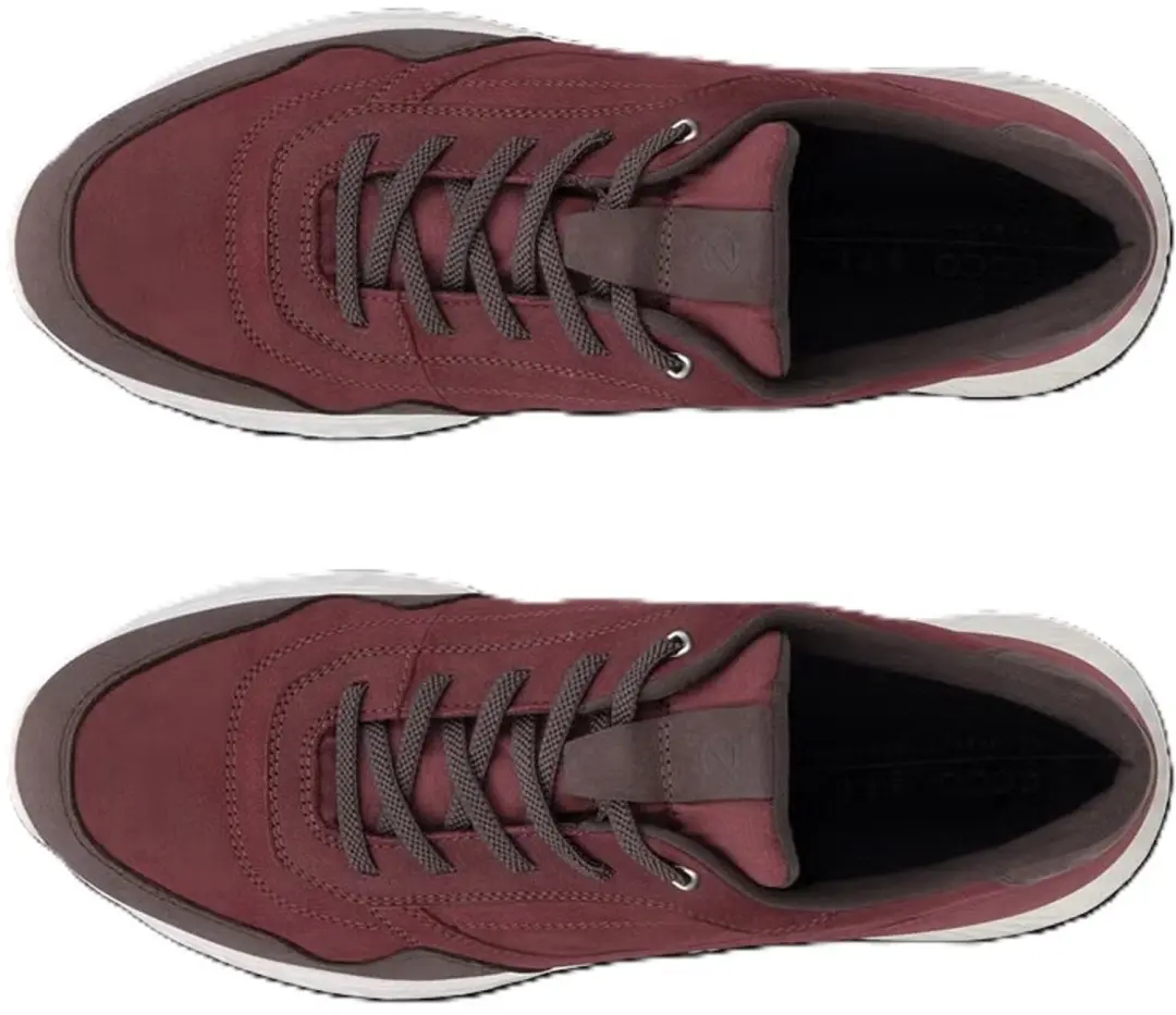 Ecco Exostride Veterschoenen - 39 - Bordeaux Rood - afbeelding 2 van 6
