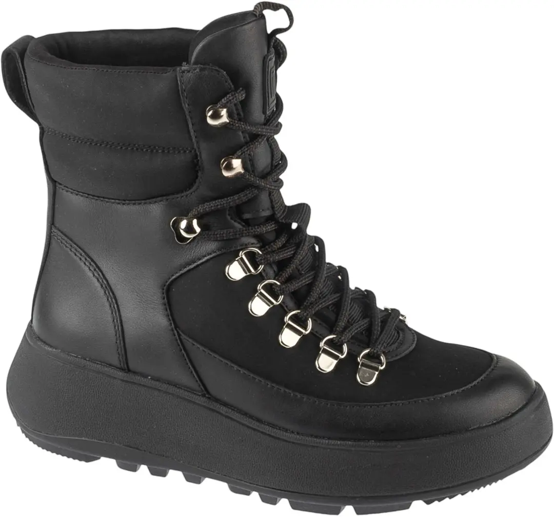 FitFlop F-Mode, Vrouwen, Zwart, Trappers, maat: 40