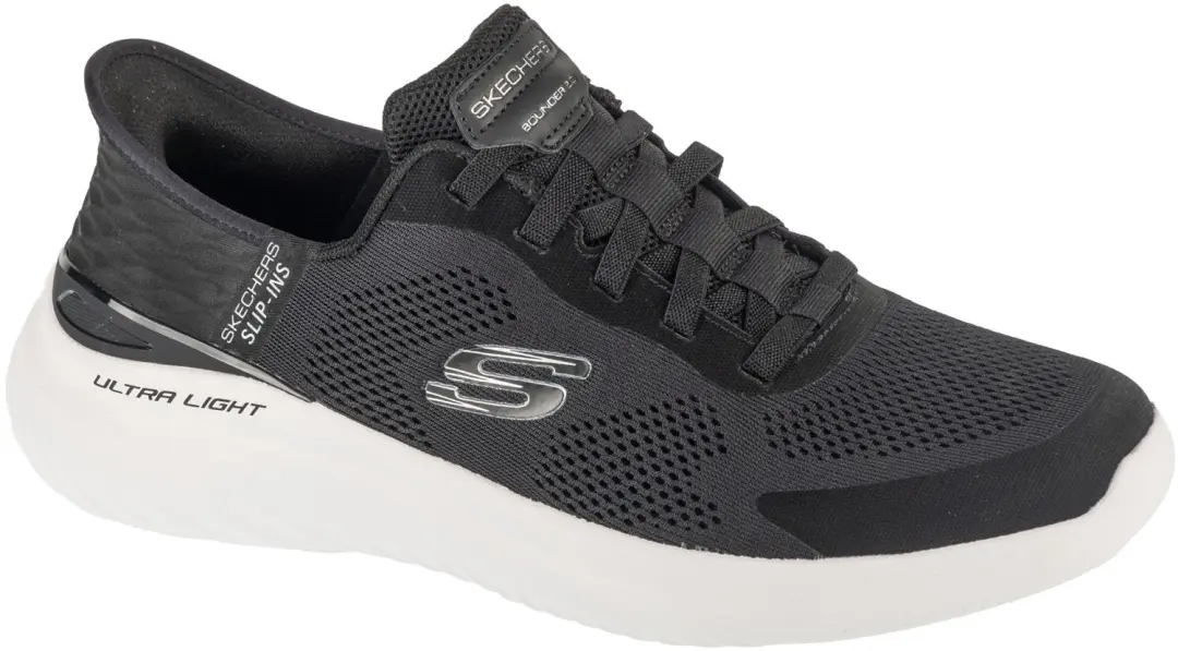 Skechers Instapper Hands-Free Slip-Ins Bounder 2.0 Emerged 232459/BKW Zwart Mach