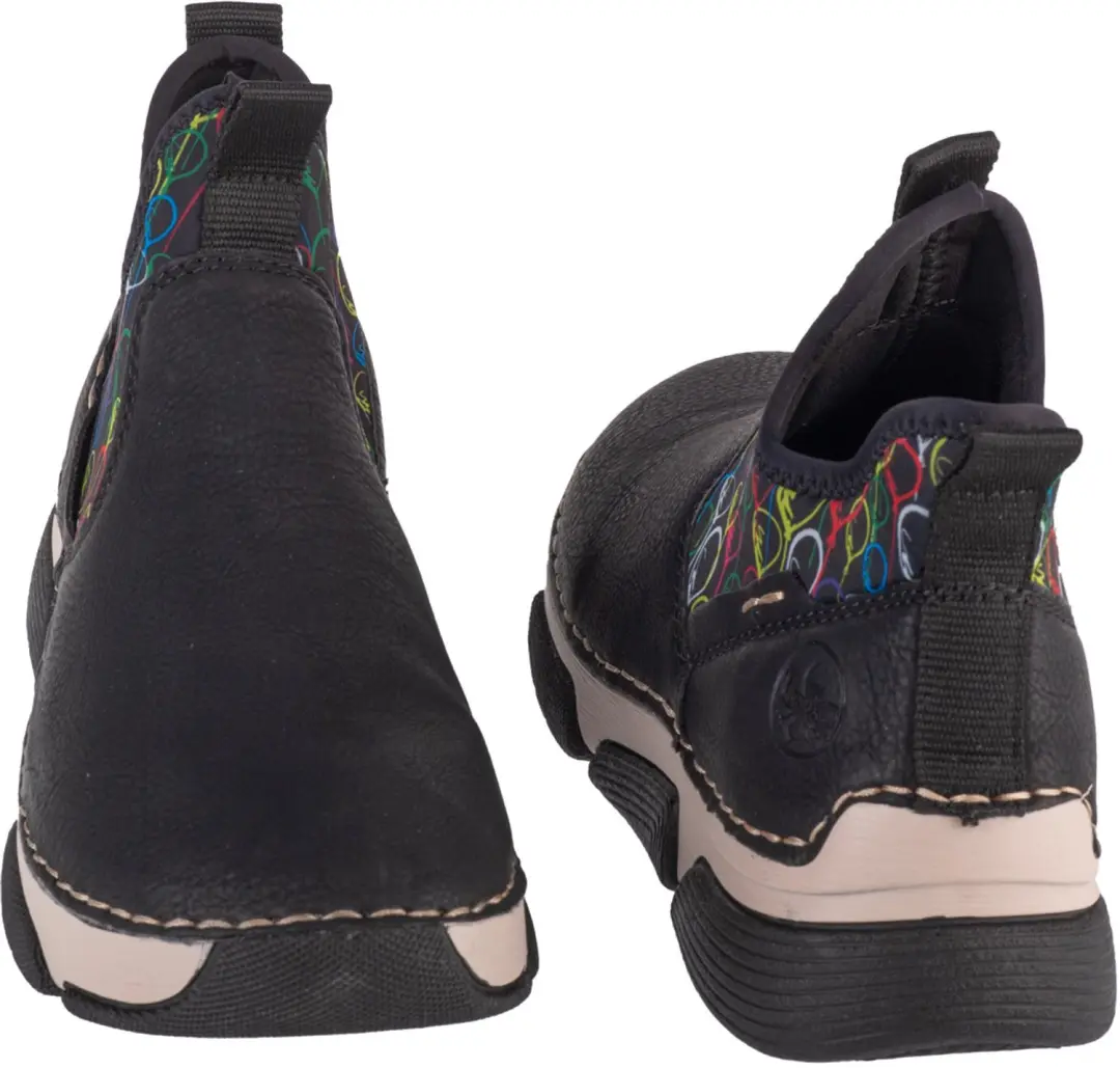 Rieker 45957 Lace-Ups - Vrouwen - Zwart 40 - afbeelding 5 van 5