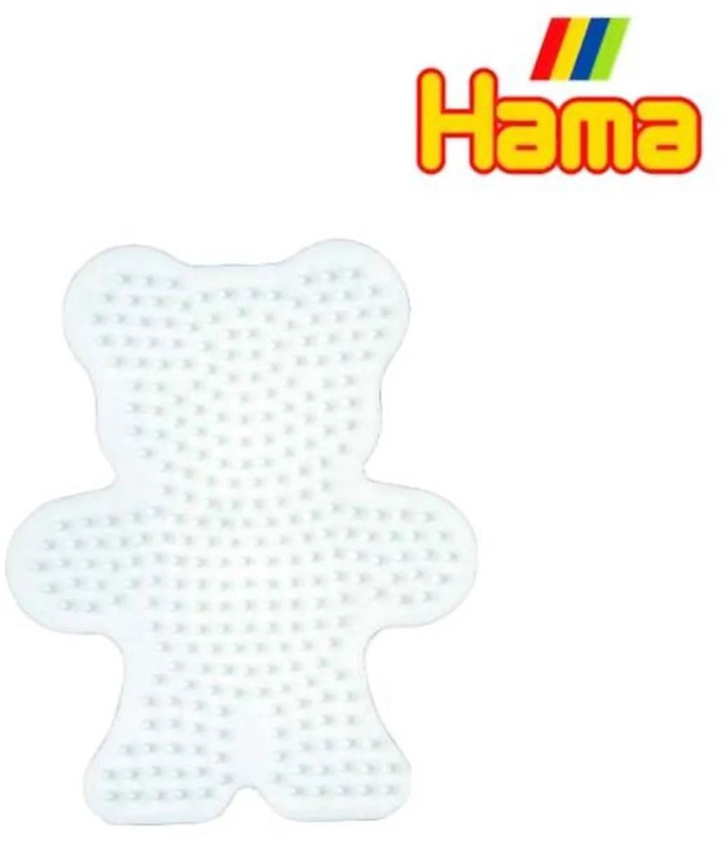 Hama Strijkkralen Grondplaat - Wit