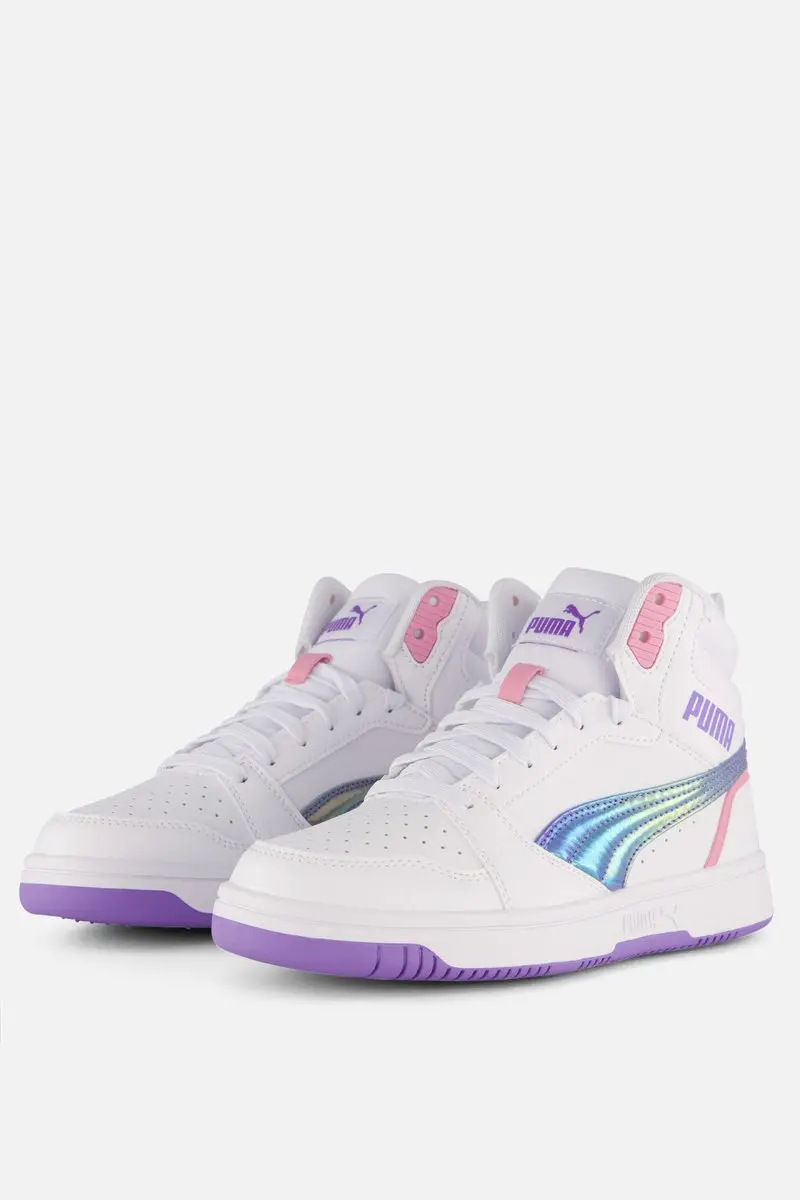 Puma Rebound v6 Mid Bouncy Sky Sneakers wit