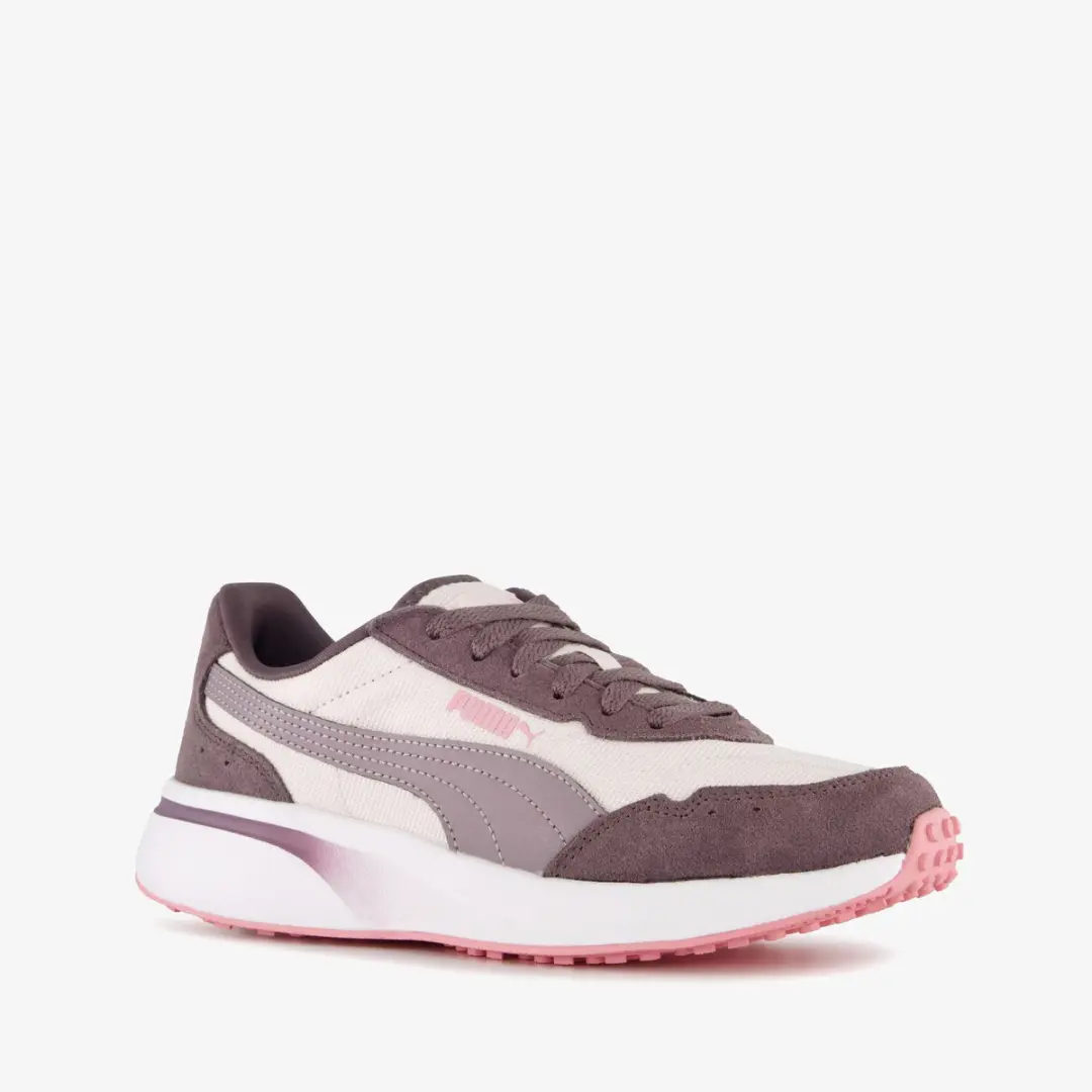 Puma R78 Glance suède dames sneakers paars roze