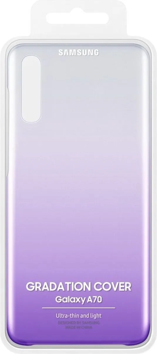 Samsung Galaxy A70 Hoesje Gradation Cover - Paars