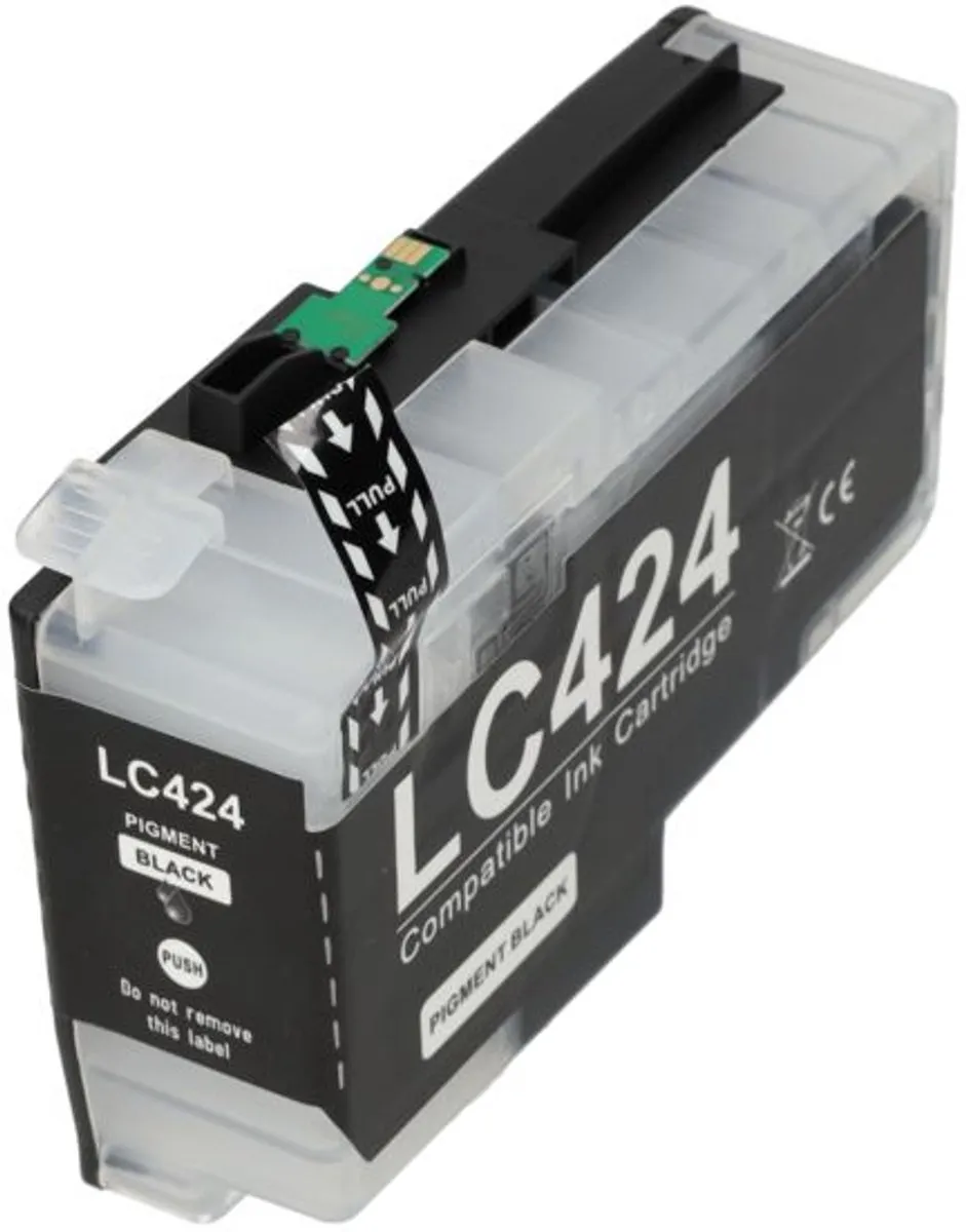 PrintAbout LC-424BK Inktcartridge - Zwart - 29ml
