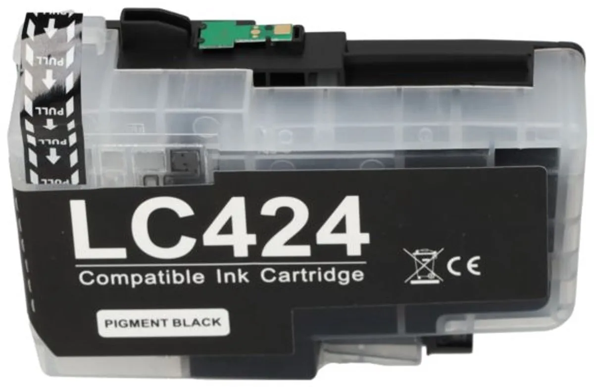 PrintAbout LC-424BK Inktcartridge - Zwart - 29ml