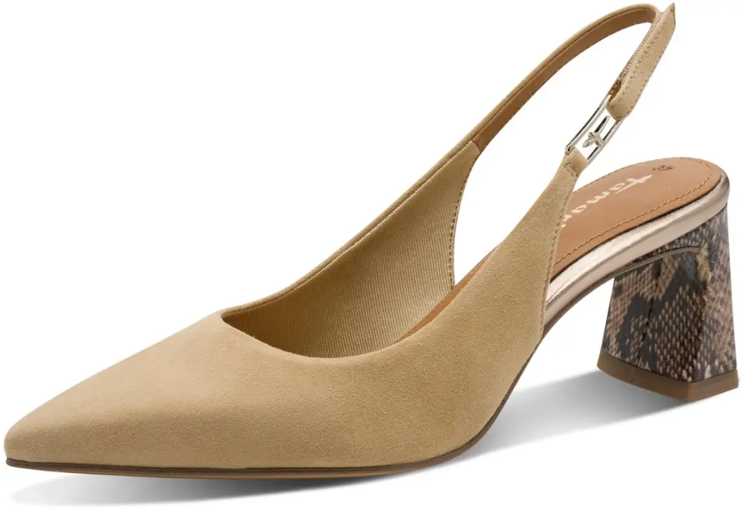 Tamaris 1-29624-46-445 Slingbacks Beige - afbeelding 3 van 6