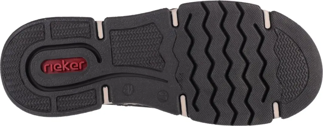 Rieker 45957 Lace-Ups - Vrouwen Zwart 39 - afbeelding 4 van 5