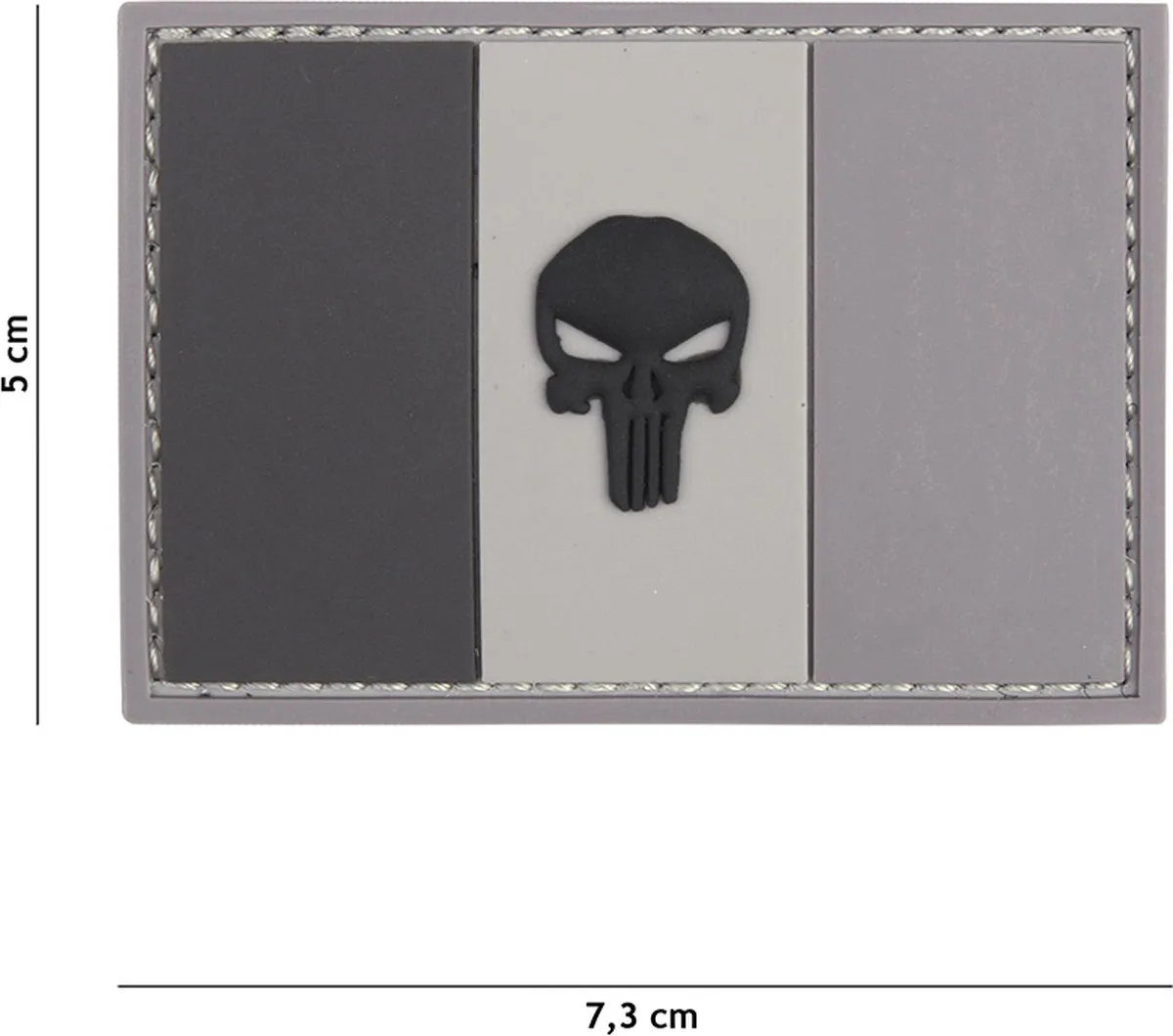 101 Inc Embleem 3D PVC Punisher Franse Vlag