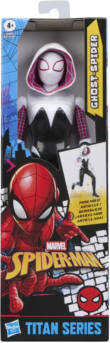 Marvel Spider-Man Ghost-Spider Titan Series Actiefiguur 30cm - Multi