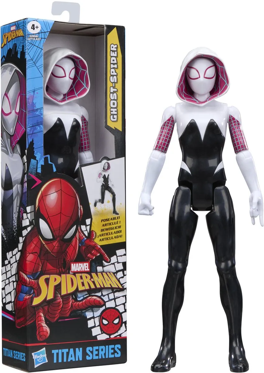 Marvel Spider-Man Ghost-Spider Titan Series Actiefiguur 30cm