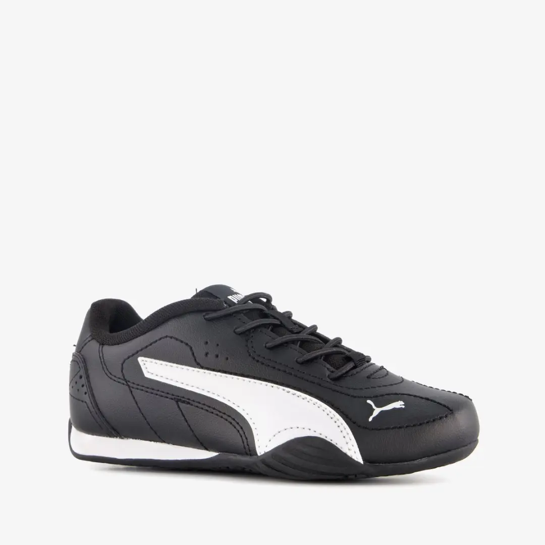 Puma Catch AC PS kinder sneakers zwart wit