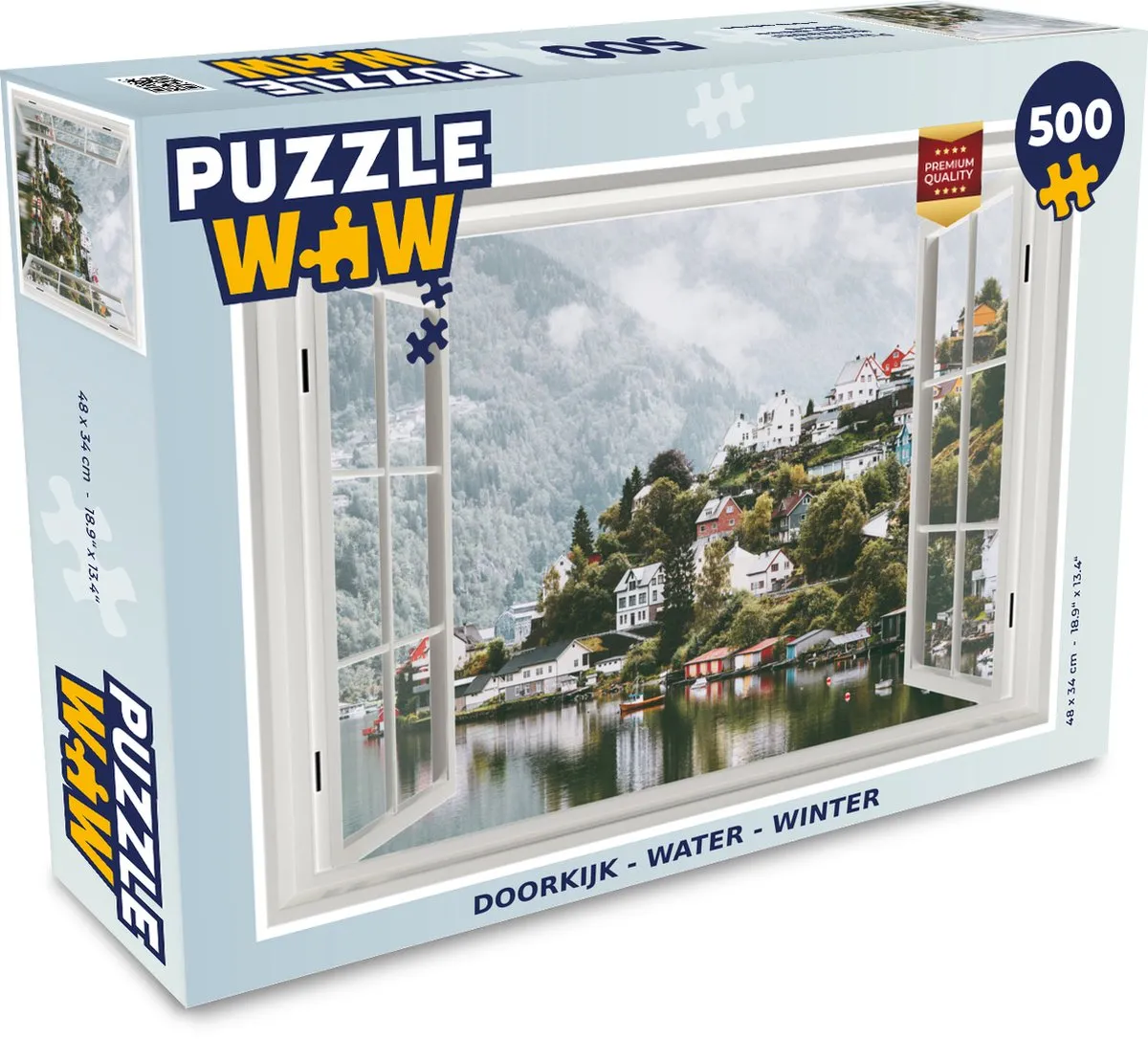 PuzzleWow Water Winter Legpuzzel 500 Stuks