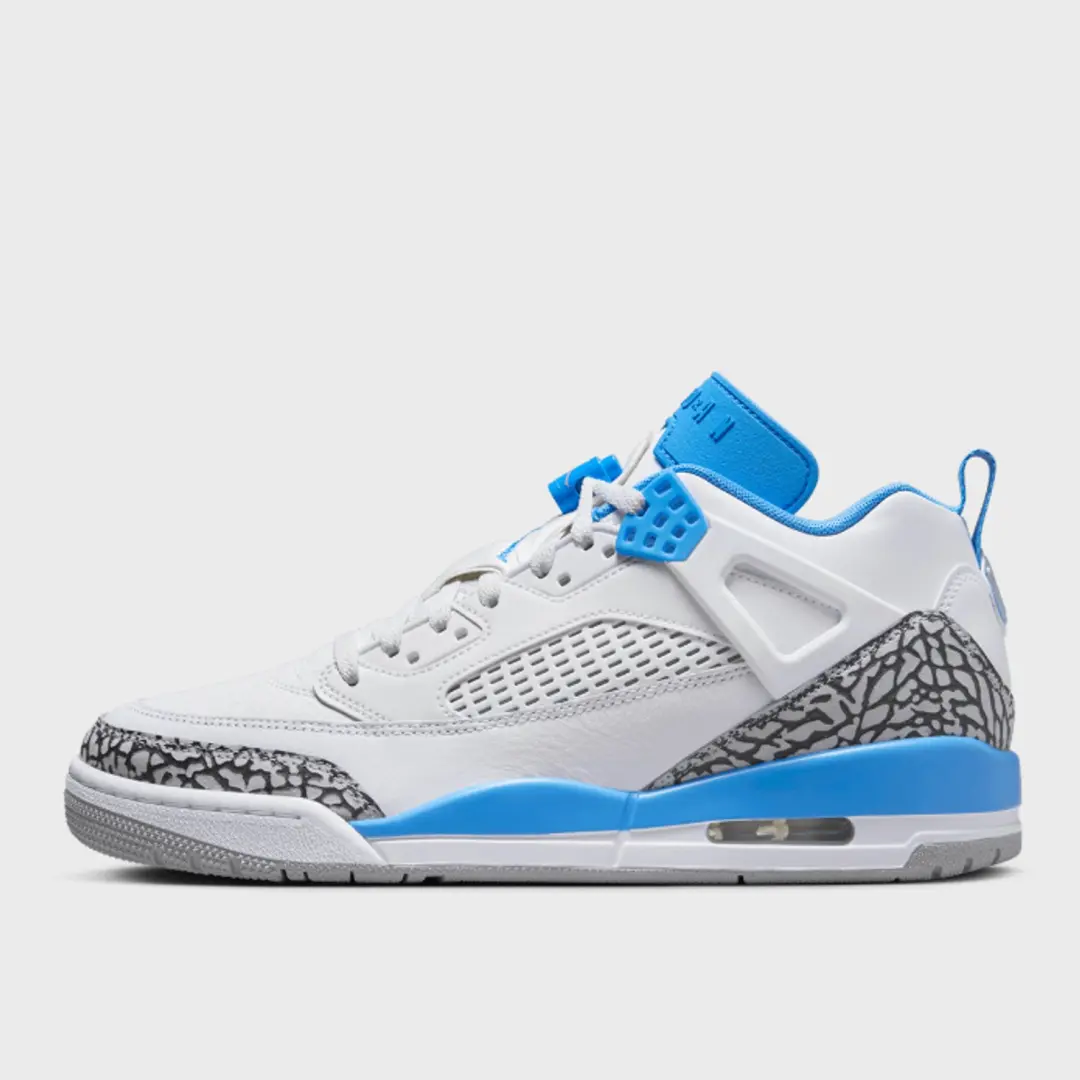 Nike Jodran Spizike Low Wit Blauw Maat 42