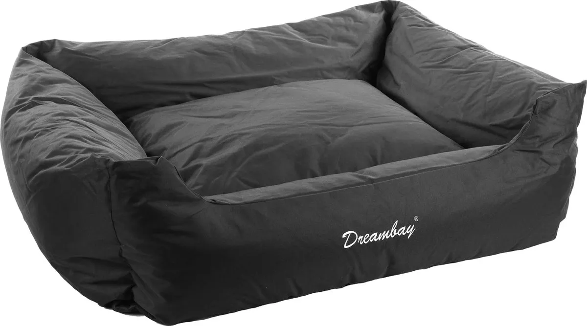 Flamingo Dreambay Orthopedisch Hondenkussen 120x95cm - Zwart