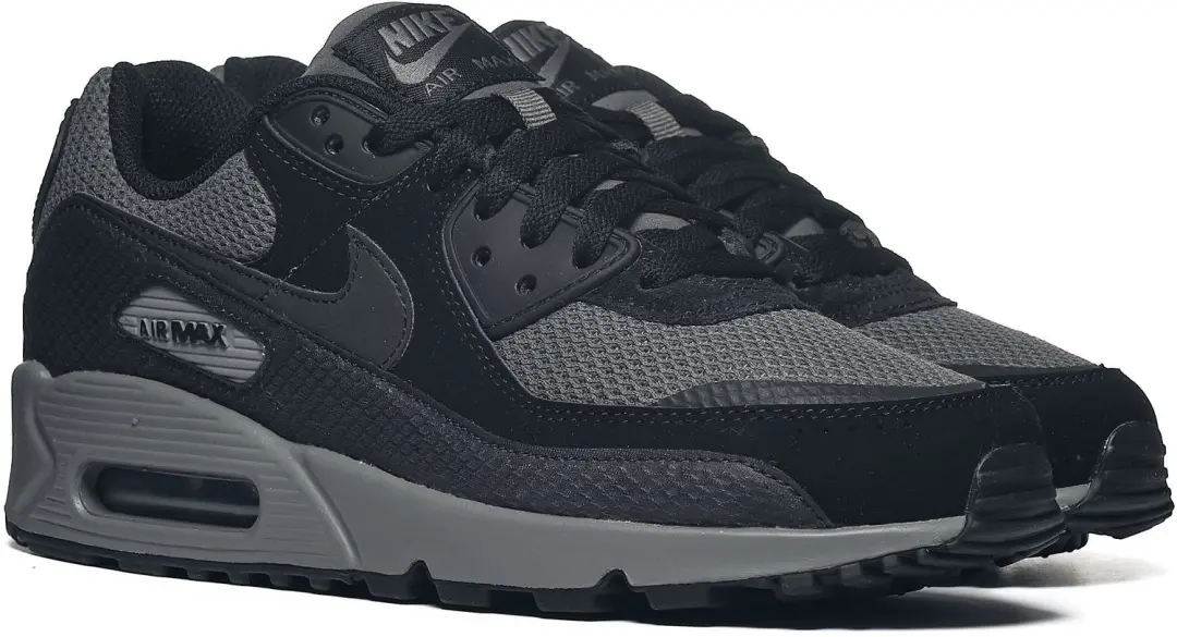 Nike Air Max 90 Premium Herensneakers Zwart - afbeelding 2 van 4