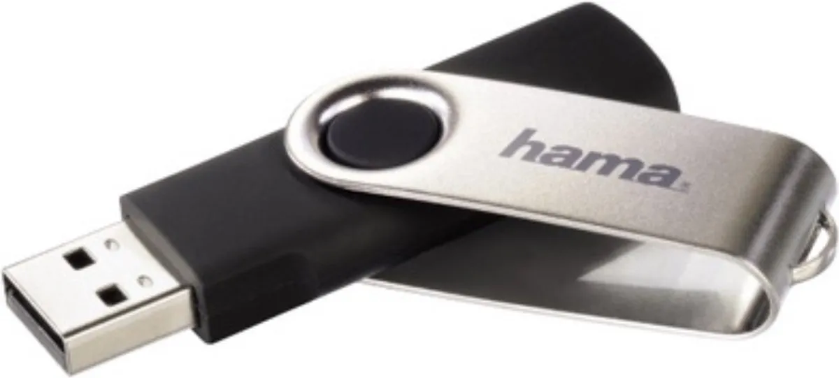 Hama Rotate USB-stick 90891 8GB - Zwart