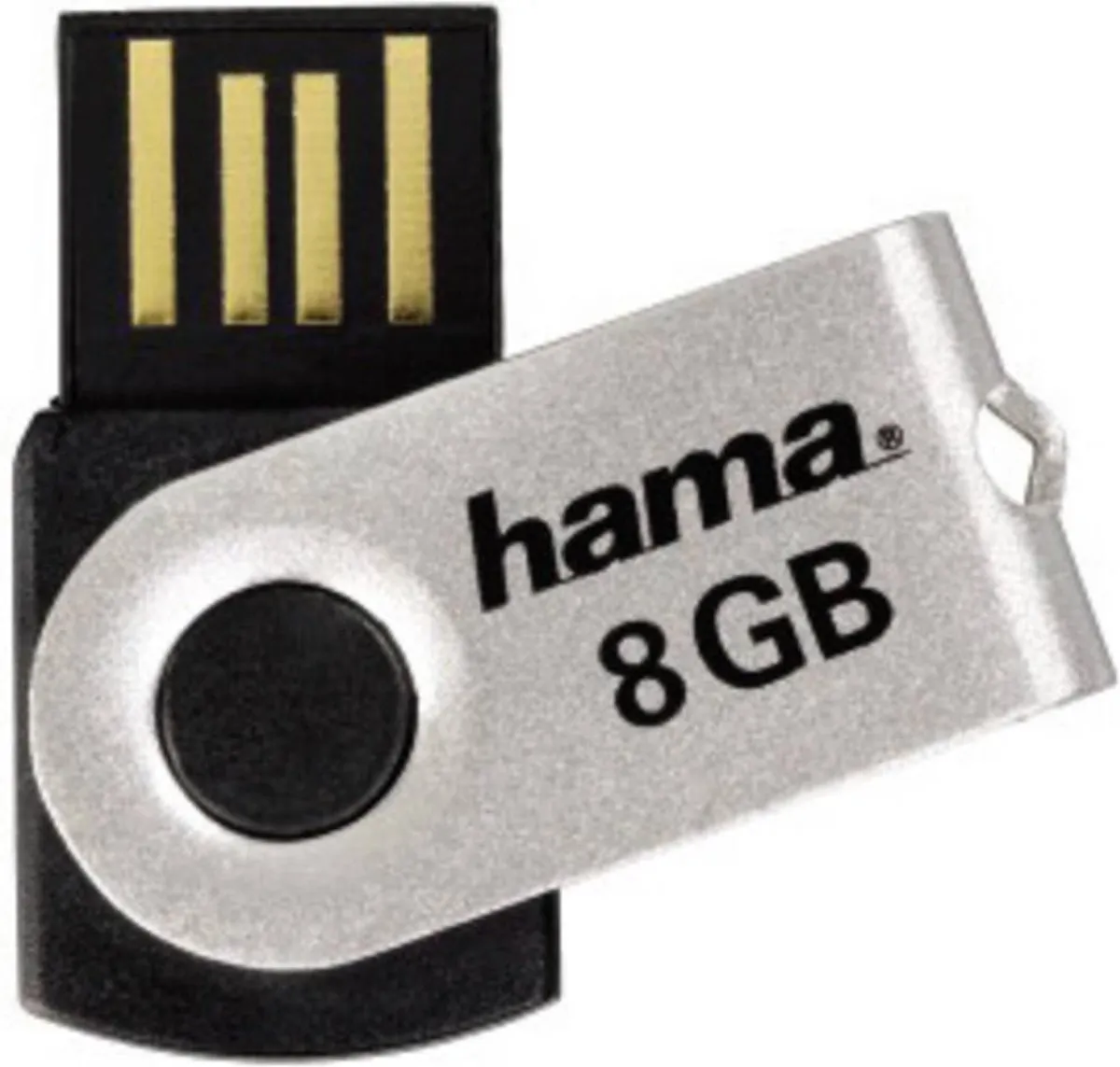 Hama Rotate USB-stick 90891 8GB - Zwart