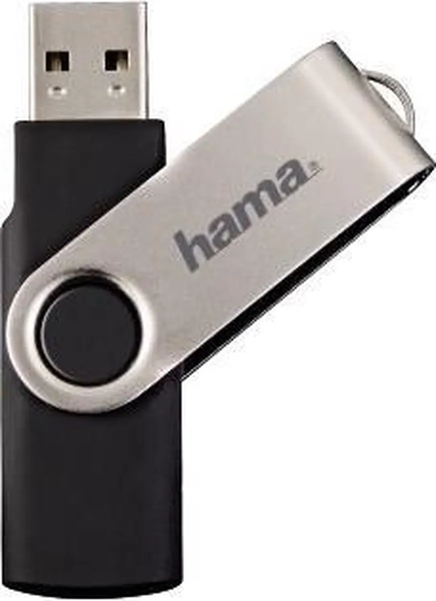 Hama Rotate USB-stick 90891 8GB - Zwart - afbeelding 6 van 6
