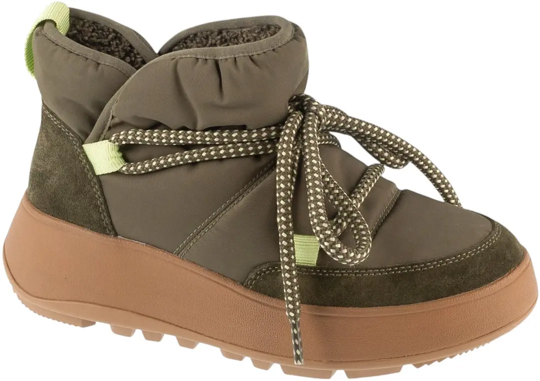 FitFlop F-Mode, Vrouwen, Groen, Laarzen, maat: 41