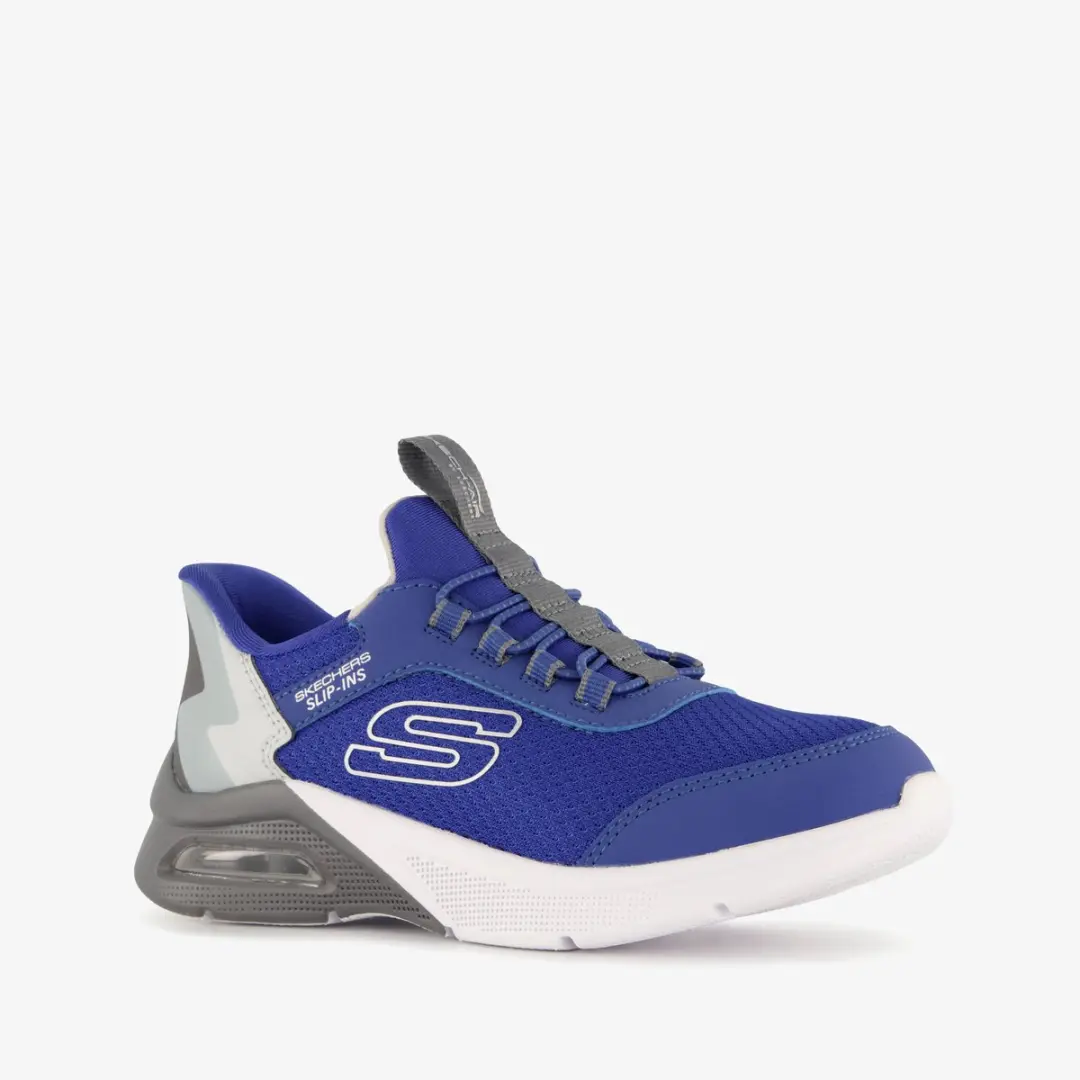Skechers Slip-Ins Microspec Max sneakers blauw grijs