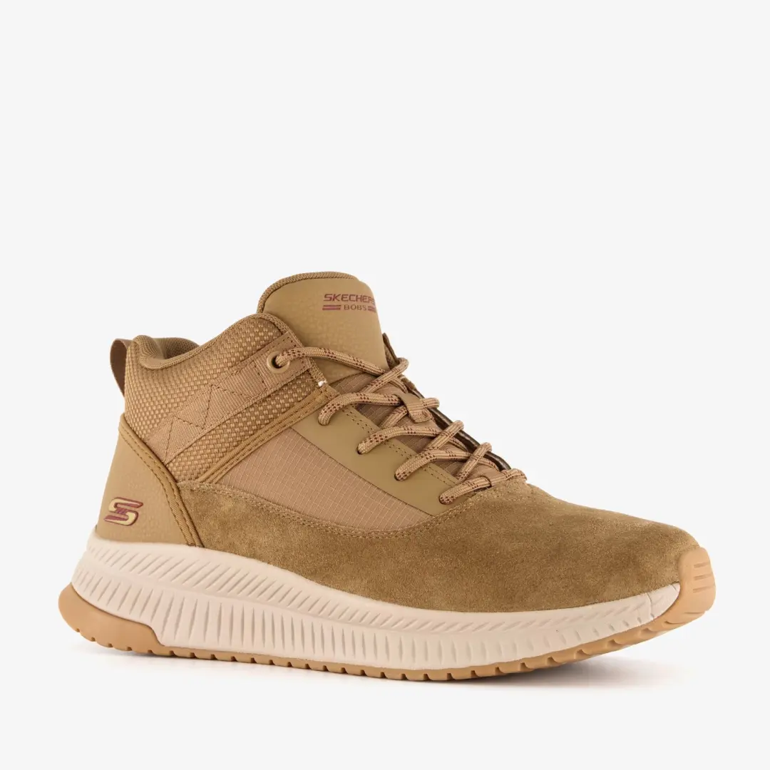 Skechers BOBS Sport Squad 4 hoge heren sneakers bruin
